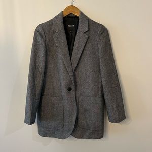 Madewell Larsen Blazer in Herringbone